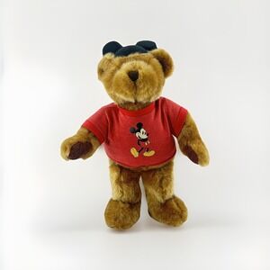 Disney Store T-Shirt Bear Plush 18" Mickey Mouse Tee Hat Authentic Exclusive